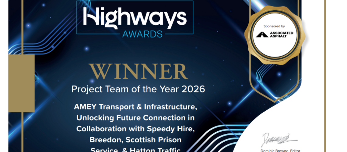 Highways Awards Project Team of the Year Winner 2026